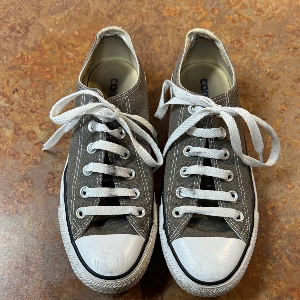 Converse Kids Sneakers in Gray and White